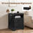 Modern Nightstand,18"W Farmhouse End Table with charging station outlet-1208019154-1235600462
