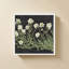 Fleurs rétro sur fond noir par Wild Apple Portfolio - impression sur toile-130857484-130857487
