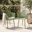 Pair of Lattice Bistro Garden Armchairs, Patio Dining-1012038466