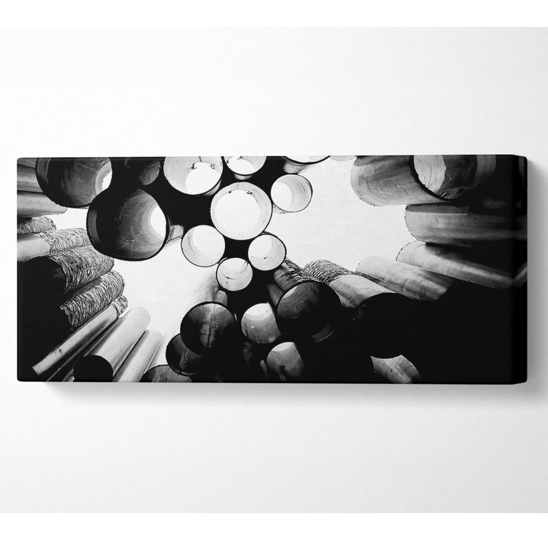 Stahl - Kunstdrucke auf Leinwand - Wrapped Canvas