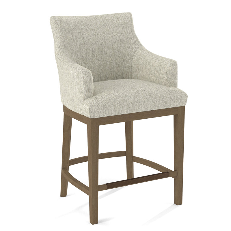 Upholstered Counter Stool, Weathered Gray, 61618-88