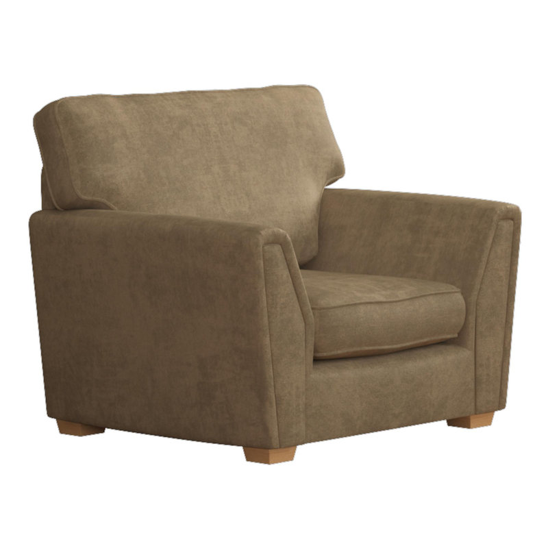 Upholstered Armchair, Ebony