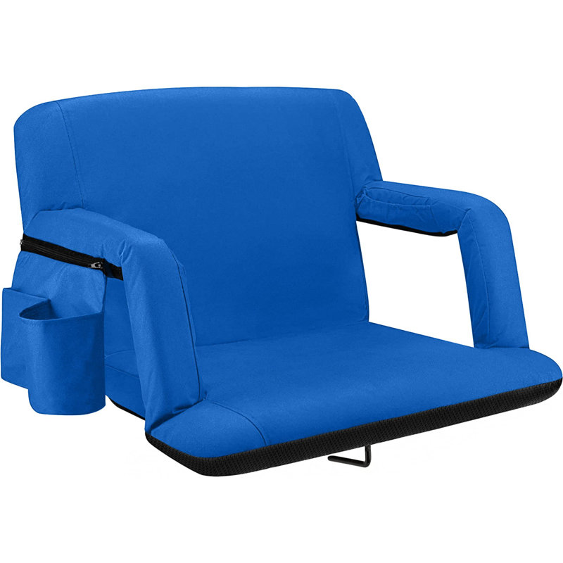 Siège de stade inclinable Flossmoor, Bleu royal
