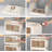 Malke 4 Drawer Storage Drawer with Locking Wheels