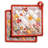 Maison d'Hermine Amarante 100% Cotton Pot Holder Set - 8" x 8"
