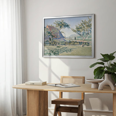 Comblat-le-Château, The Meadow-Paul Signac-Framed Gallery Wrapped Canvas-1886