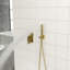Gold Stainless Steel Dual Shower Head, Modern Luxury Bathroom Experience