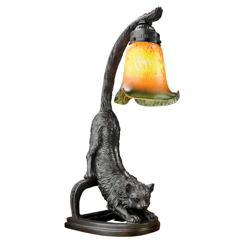 Crouching Cat Arched Table Lamp