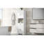Armoire de salle de bain avec quatre portes, grand espace de rangement ouvert, armoire de rangement supérieure