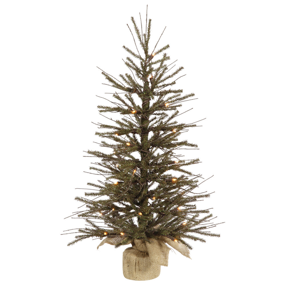 Vienna Twig Artificial Christmas Tabletop Tree, 4' H