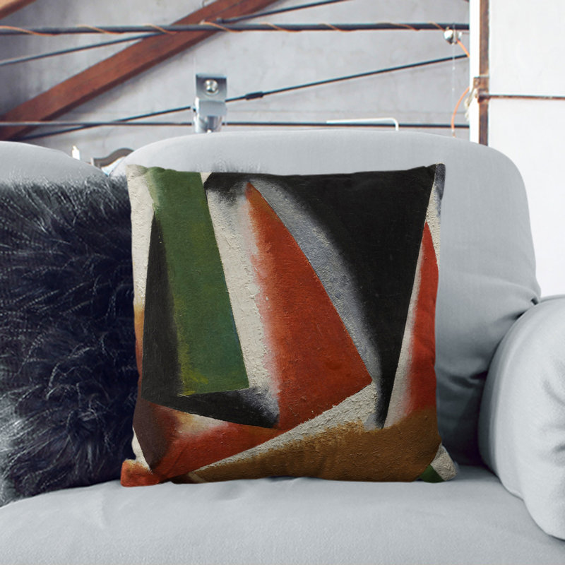 Composition Vol.9 Square Throw Cushion, 40cm H x 40cm W x 15cm D