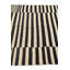 Tapis noir et blanc 4 x 6 Petrella