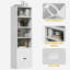 Shawntella 180 cm H x 60 cm W Standard Bookcase-411485548