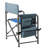 Cloth Folding Chair With Lightweight Steel Frame - Blue/Grey Portable Outdoor Comfortable Padding