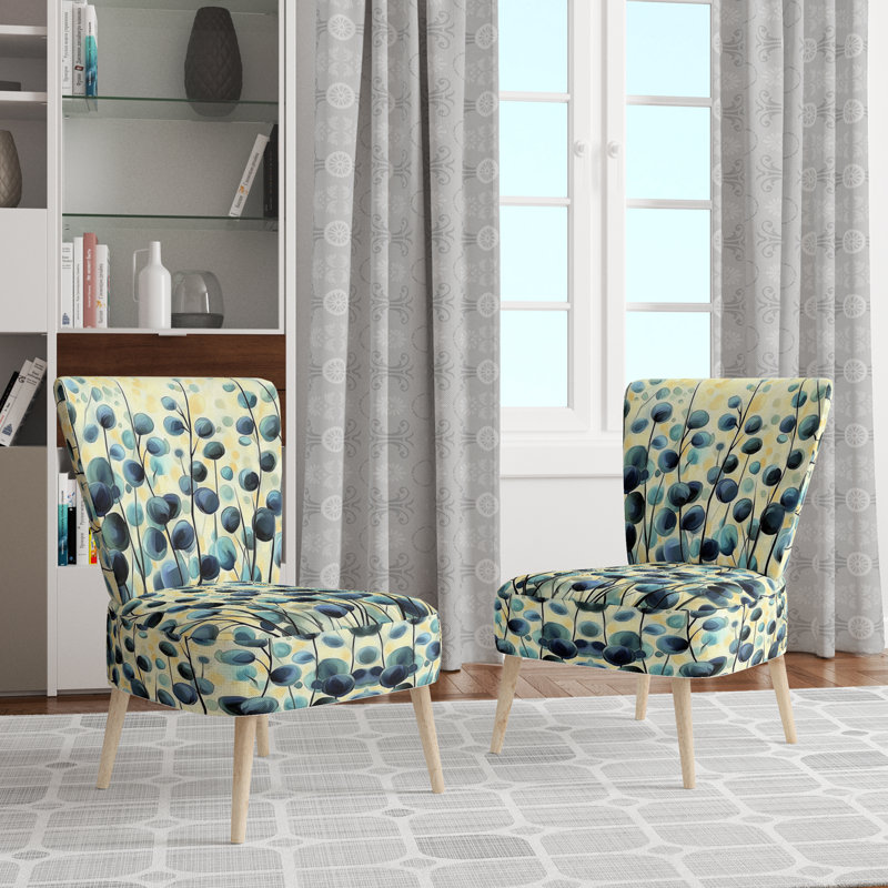 Chaise d'appoint Eucalyptus - Chaise d'appoint Eucalyptus Garden In The Summer, Side Chair Armless