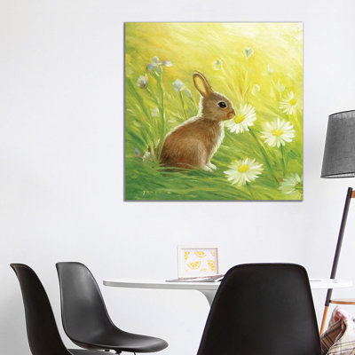 Isabella And The Flowers by David Joaquin - Gallery-Wrapped Canvas Giclée on Canvas