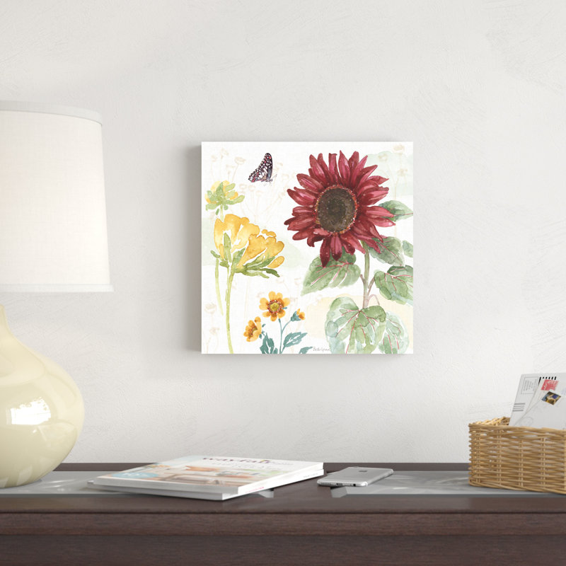 Sunflower Splendor VI par - impression, H 12 po x l 12 po