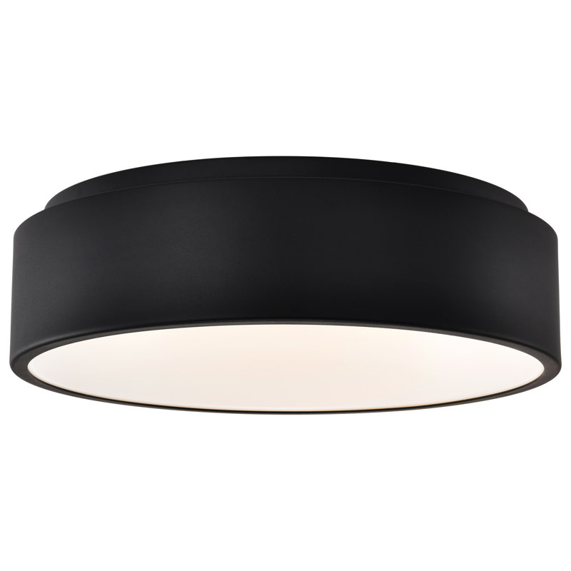 Lucien 1 - Light LED Flush Mount, 6.06" H x 6.06" W x 17.75" D, Black