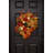 26" Faux Fall Thanksgiving Day Pumpkin Berry Front Door Wreath