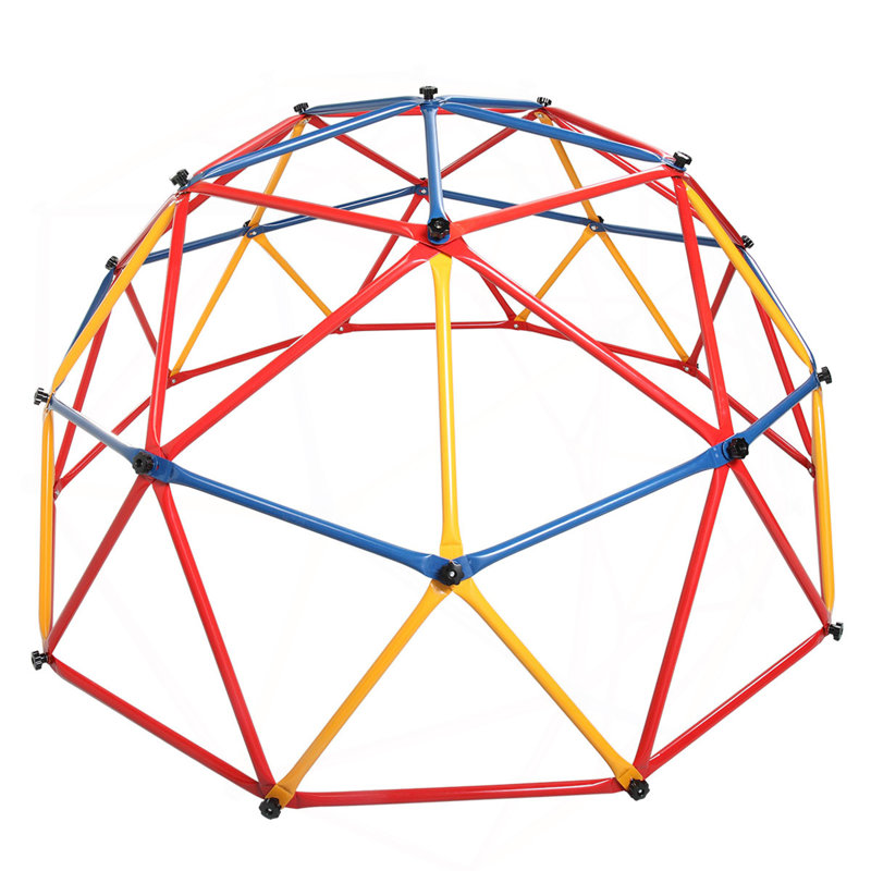 Structure d'escalade pour enfants, grimpeur de dôme d'exercice universel, barres à singes, aire de jeu extérieure pour le jeu
