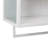 Dalet Modern Two-door Wall Cabinet with Enclosed Storage,Open Shelf and Towel Rack-154060804