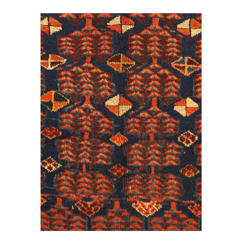 Canvello Navy Silkroad Antique Northwest Rugs - 4'4'' X 6'5''