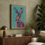 Geometric Rabbit Portrait Pop Art - Wrapped Canvas-730282236-730282237
