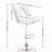 Joycene Swivel Upholstered Adjustable Height Counter Stool with Metal Frame-783151642