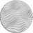 'Fractal Rippled White 3D Waves' Graphic Art Print on Metal-20752703