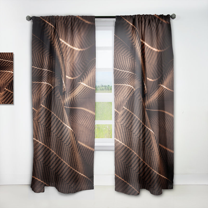 Tissu de soie vert noble avec une fine rayure blanche - Rideau en velours à motifs - 1 panneau, L 52 po x L 90 po