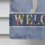 Polyester 2 côtés 40 x 28 po welcome drapeau maison-73943343