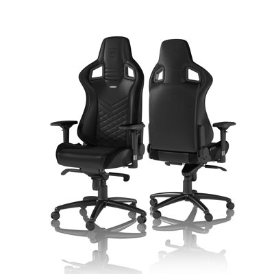 noblechairs Reclining and Adjustable Height PC & Racing Game Chair in Black