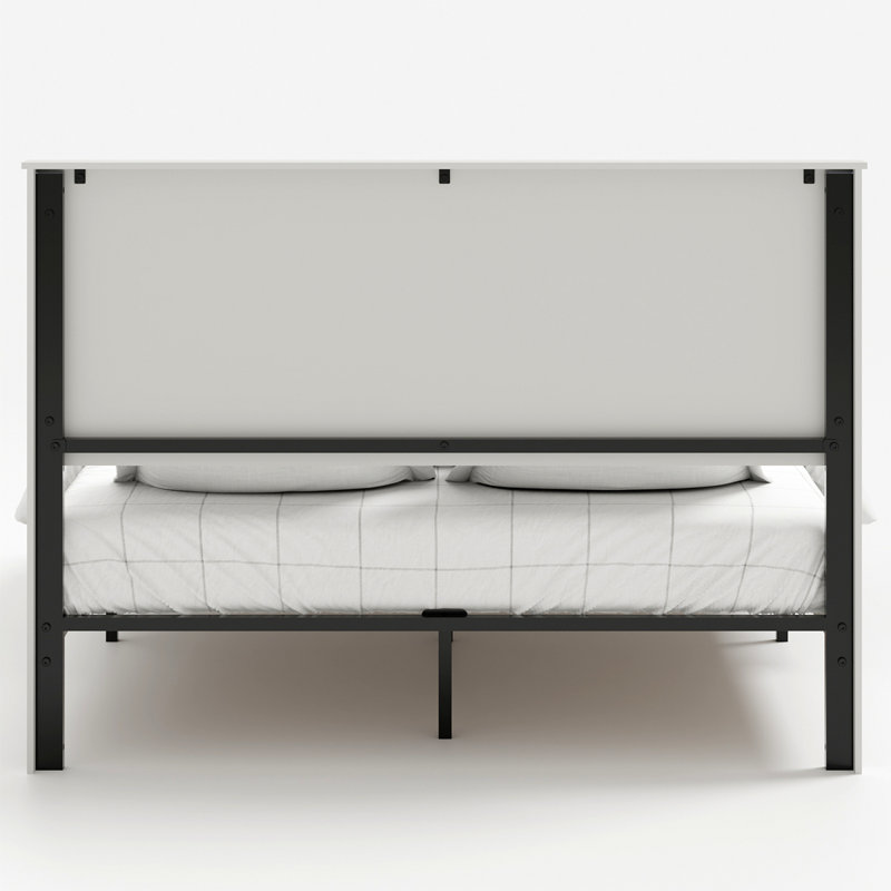 Bed Frame, Queen, Dark Brown