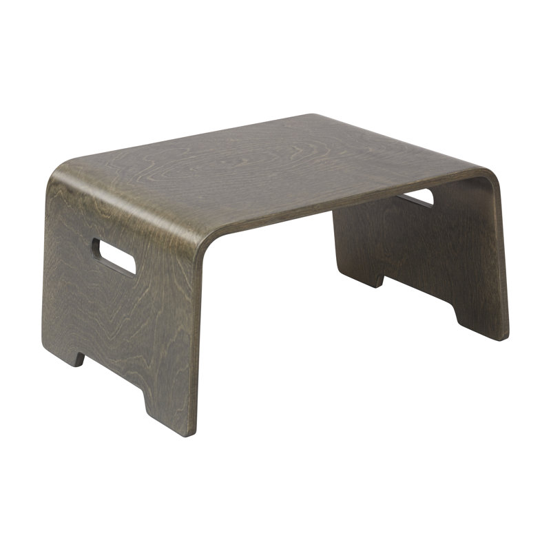 ECR4Kids Bentwood Lap Desk with Handles, Activity Table, Gray Wash