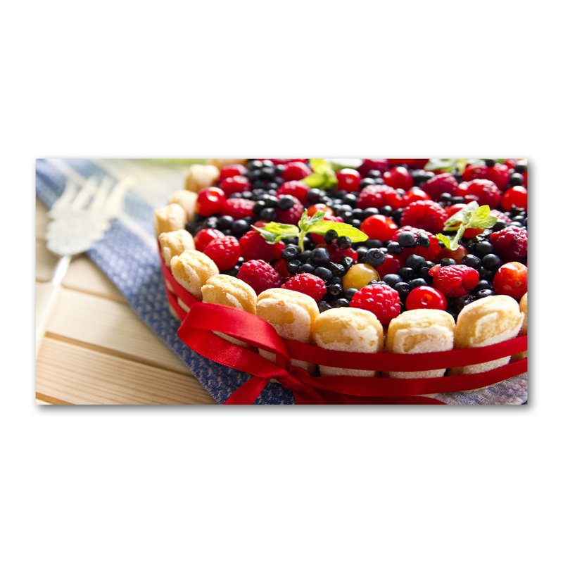Forest Fruit Cake - Wrapped Canvas Print
