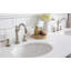 Meuble-lavabo de comptoir en quartz Carrara de 60 po avec robinet Bruning-1253044627-1253044630