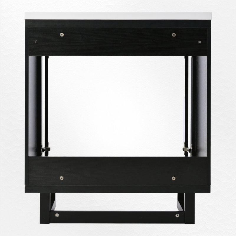 30" Single Bathroom Vanity Set, Black