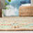 Arria Cape Cod Hand Woven Jute/Cotton Polka Dots Rug in Teal/Natural-19269989