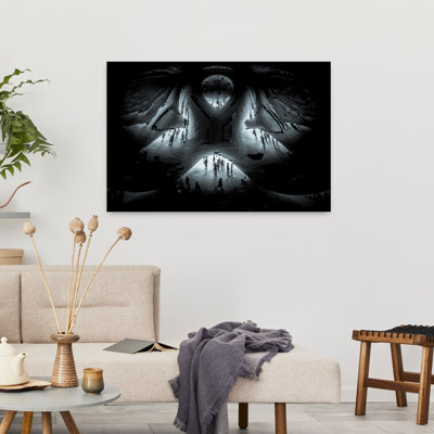 The Bean Contemporary Wall Art 1 Piece Wrapped Canvas Wall Art