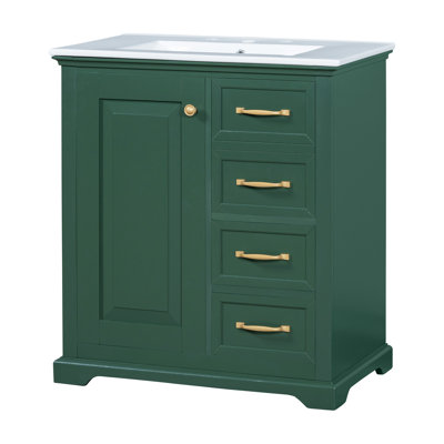 Meuble-lavabo élégant avec rangement spacieux et fabrication durable