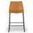Upholstered Counter Stool with Metal Frame-368227588-339263135