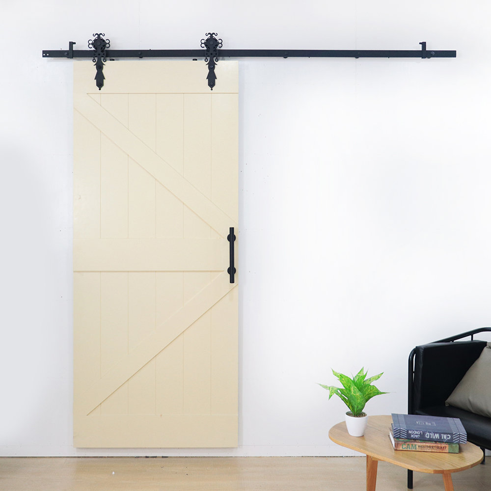 ATT Larce Sliding Standard Single Barn Door Hardware Kit | Wayfair