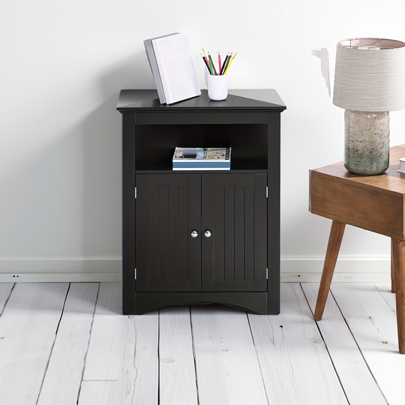 Diron Bathroom Cabinet, Black