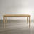 Jahnya Solid Wood Leg Dining Table With Oak Veneer Top And Turned Legs