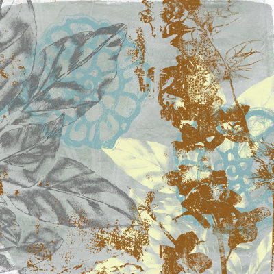 Tropical Interplay II by Jennifer Goldberger - Wrapped Canvas Print