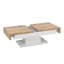 Molti Pedestal Coffee Table with Storage