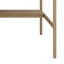 Structure de lit mezzanine en bois tout-en-un avec garde-robe intégrée, bureau de poste de travail, tablettes de rangement ouvertes et tiroirs-312849651