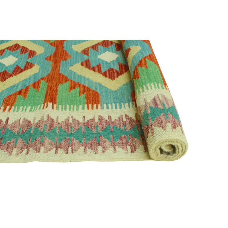 Bobbee Wool Geometric Indoor Rug
