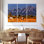 Chevaux d'Alvord broutant à Grand Teton