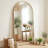 Large Oversized Arched Floor Mirror With Stand, Wall Mirror-34507445-34507447